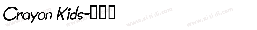 Crayon Kids字体转换